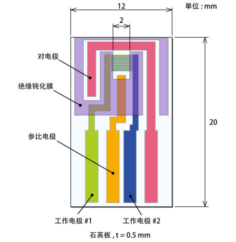 IDA(叉指阵列)电极