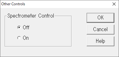 Spectrometer control