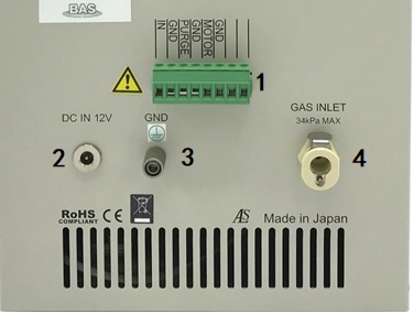 RRDE-3A 的后背板 RRDE-3A 的后背板