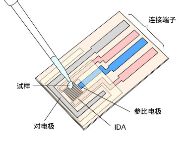 IDA电极示意图