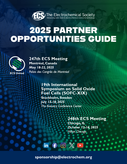 第 247 届 ECS 学术会议 第 247 届 ECS 学术会议