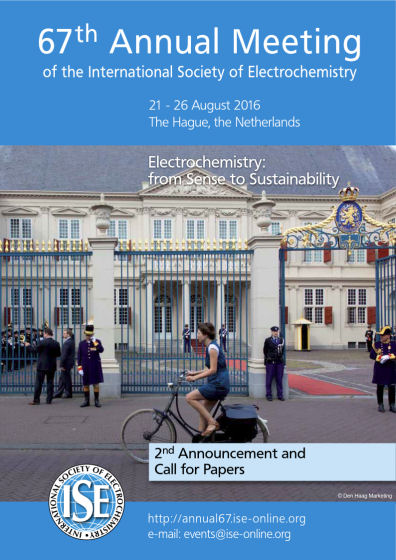 The Hague, The Netherlands召开的国际电化学协会ISE第67届年会 The Hague, The Netherlands召开的国际电化学协会ISE第67届年会