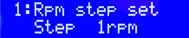 Step 1 rpm Step 1 rpm