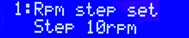 Step 10 rpm Step 10 rpm